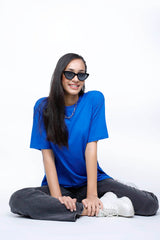 Oversized Royal Blue T-shirt