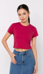 pink crop top, hot pink top, dark pink crop top, crop top in pink, pink crop top women, h&m pink top, crop top trend, trending crop top, pink top, crop top girls