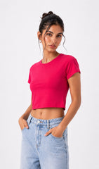 Pink Crop Top