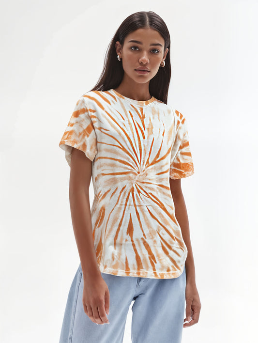 Slayink orange tie & dye t-shirt, Slayink women tie & dye t-shirt, orange tie dye t-shirt women, oversized t-shirt , cotton t-shirt for women, summer t-shirt women, college wear t-shirt for girls, beach wear t-shirt women, gym wear t-shirt women, trendy college wear, pastel top, women's workout t-shirt, gym t-shirt women, ladies top, cotton t-shirt, trendy graphic tee, trending top, baggy top, gym tee, loose t-shirts for ladies, gym shirt, purple top, ladies top