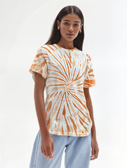 Slayink orange tie & dye t-shirt, Slayink women tie & dye t-shirt, orange tie dye t-shirt women, oversized t-shirt , cotton t-shirt for women, summer t-shirt women, college wear t-shirt for girls, beach wear t-shirt women, gym wear t-shirt women, trendy college wear, pastel top, women's workout t-shirt, gym t-shirt women, ladies top, cotton t-shirt, trendy graphic tee, trending top, baggy top, gym tee, loose t-shirts for ladies, gym shirt, purple top, ladies top