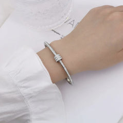 Silver Studded Bracelet