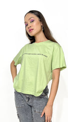 Cool Kid Pastel Green Tee-Slayink-Printed,Printed Tee,Printed Tshirt,Women Tshirt, green t shirt, green t-shirt womens,casual wear women, women relaxed fit t-shirt, green t-shirt women, printed t-shirt women, relaxed fit t-shirt for women, women's relaxed fit t-shirt, green graphic tee women, women's green printed t-shirt, loose fit green t-shirt women,women gym t-shirt, workout t-shirt for women, gym wear for women, activewear women,cotton t-shirt, trending casual wear