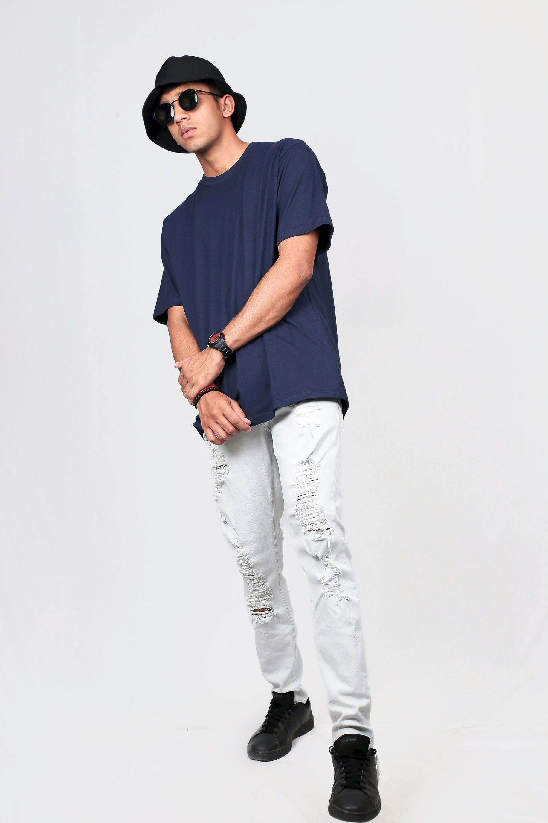 Navy cotton men's oversized t-shirt,Oversized navy blue t-shirt for men,Men blue cotton t-shirt, Men casual t-shirt, Cotton oversized t-shirt men, Men trendy oversized t-shirt