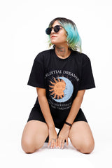 Oversized T-shirt, Black oversized T-shirt, Oversized Graphic T-shirt