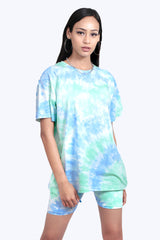 Oversized green Tie-Dye Set