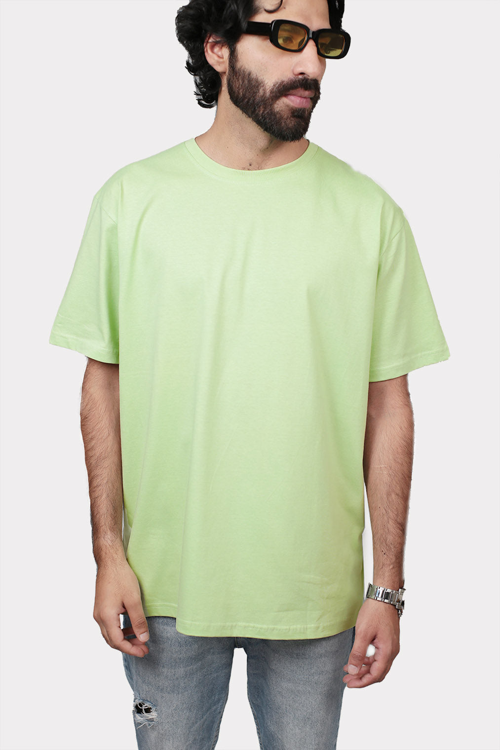 pastel green cotton men's oversized t-shirt,Oversized green t-shirt for men,Men green cotton t-shirt, Men casual t-shirt,Cotton oversized t-shirt men,Men trendy oversized t-shirt