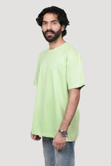 pastel green cotton men's oversized t-shirt,Oversized green t-shirt for men,Men green cotton t-shirt, Men casual t-shirt,Cotton oversized t-shirt men,Men trendy oversized t-shirt