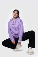 Embroidered Oversized Hoodie Lilac - Fleece-Slayink-CASUAL,casualwear,Cotton,Dropshoulder,Hoodie,Loungewear,Oversized,SWEATSHIRT,Westernwear,Winter,winterclothing