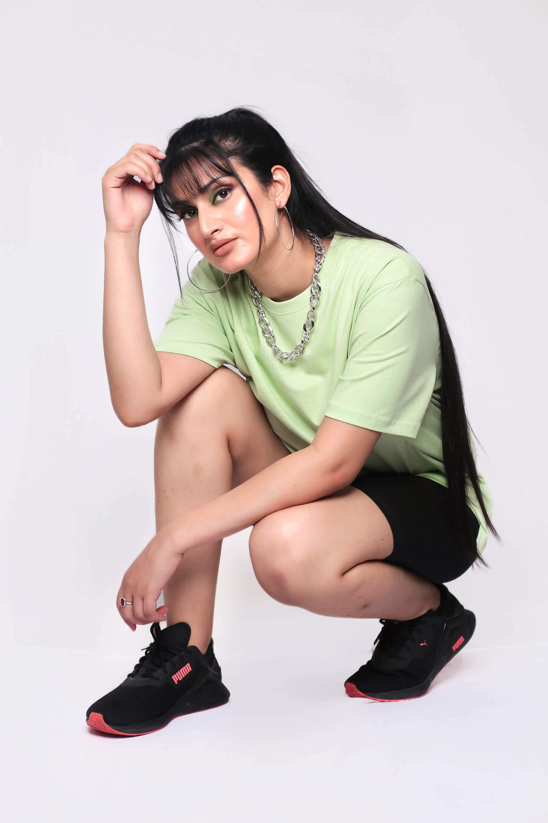 Oversized Pastel Green Set-Slayink-Co-ord Sets,Summer Sets