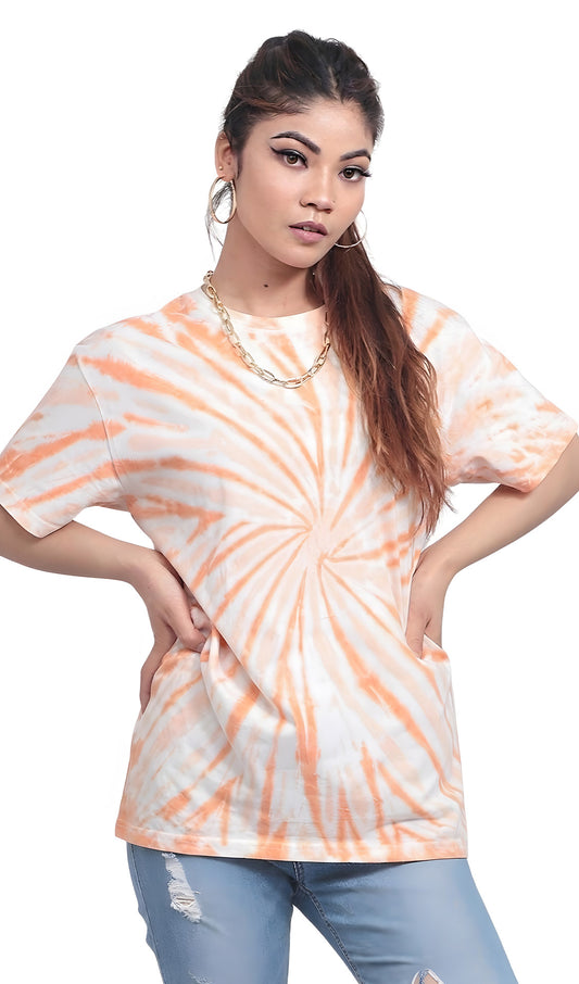 Slayink orange tie & dye t-shirt, Slayink  women tie & dye t-shirt, orange tie dye t-shirt women, oversized t-shirt , cotton t-shirt for women, summer t-shirt women, college wear t-shirt for girls, beach wear t-shirt women, gym wear t-shirt women,  trendy college wear, pastel top, women's workout t-shirt, gym t-shirt women, ladies top, cotton t-shirt, trendy graphic tee, trending top, baggy top, gym tee, loose t-shirts for ladies, gym shirt, purple top, ladies top