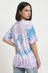 Oversized Lilac Tie & Dye T-shirt