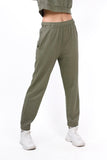 Olive joggers