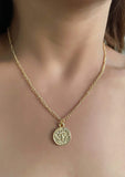 Gold Coin Chain Necklace