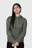 Relaxed Fit Hoodie Olive - Fleece