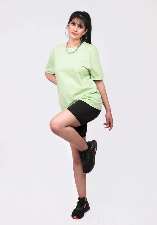 Oversized Pastel Green  Set-Slayink-Co-ord Sets,Summer Sets