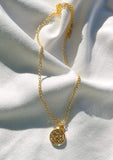 Gold Coin Chain Necklace-Slayink-accessories,chain,chain necklace,Gold chain,Gold necklace,necklace,necklaces